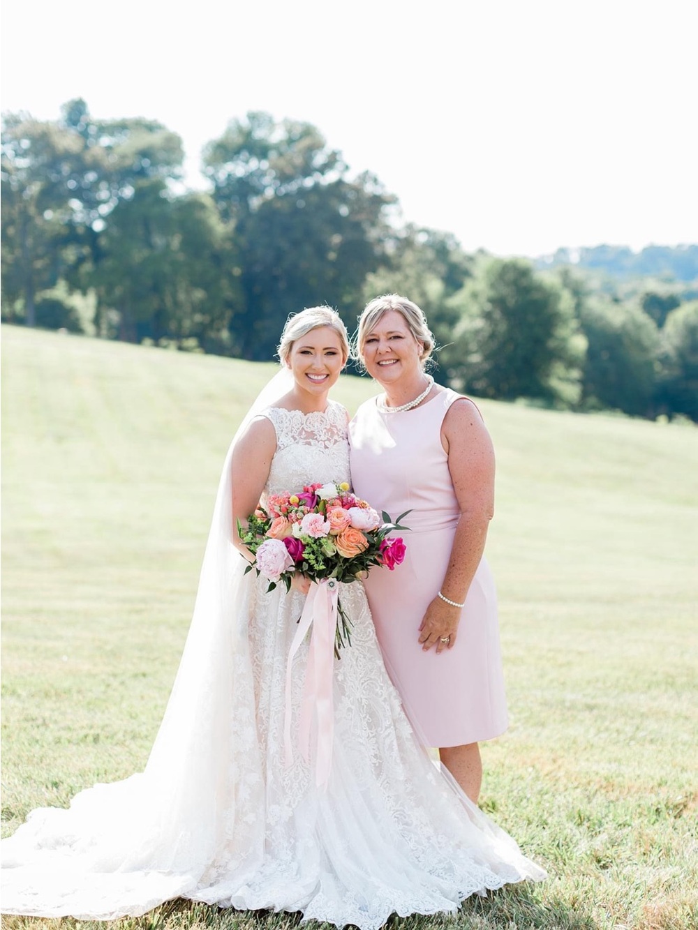 Oleg Cassini Lace A-Line Wedding Gown with Veil